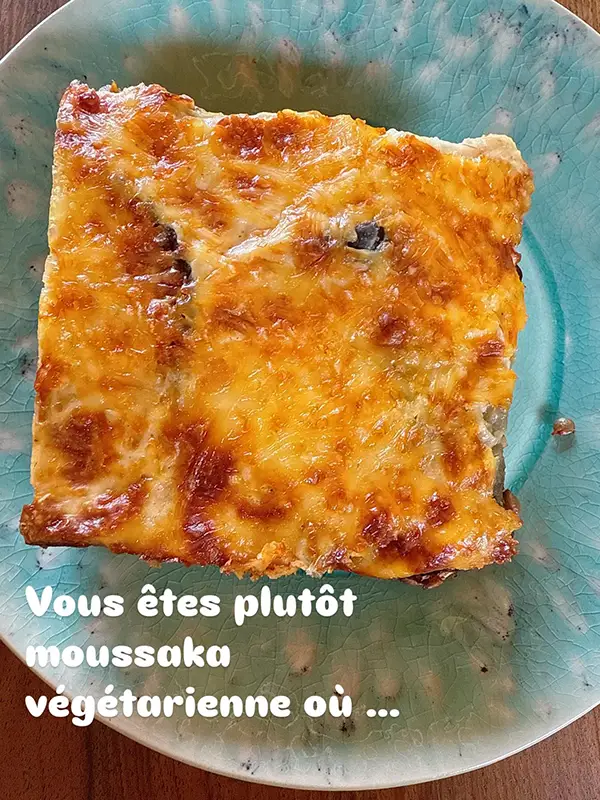 Moussaka végétarienne