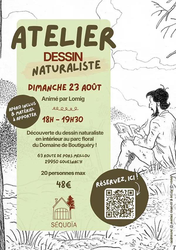 ATELIER DESSIN NATURALISTE<br />
